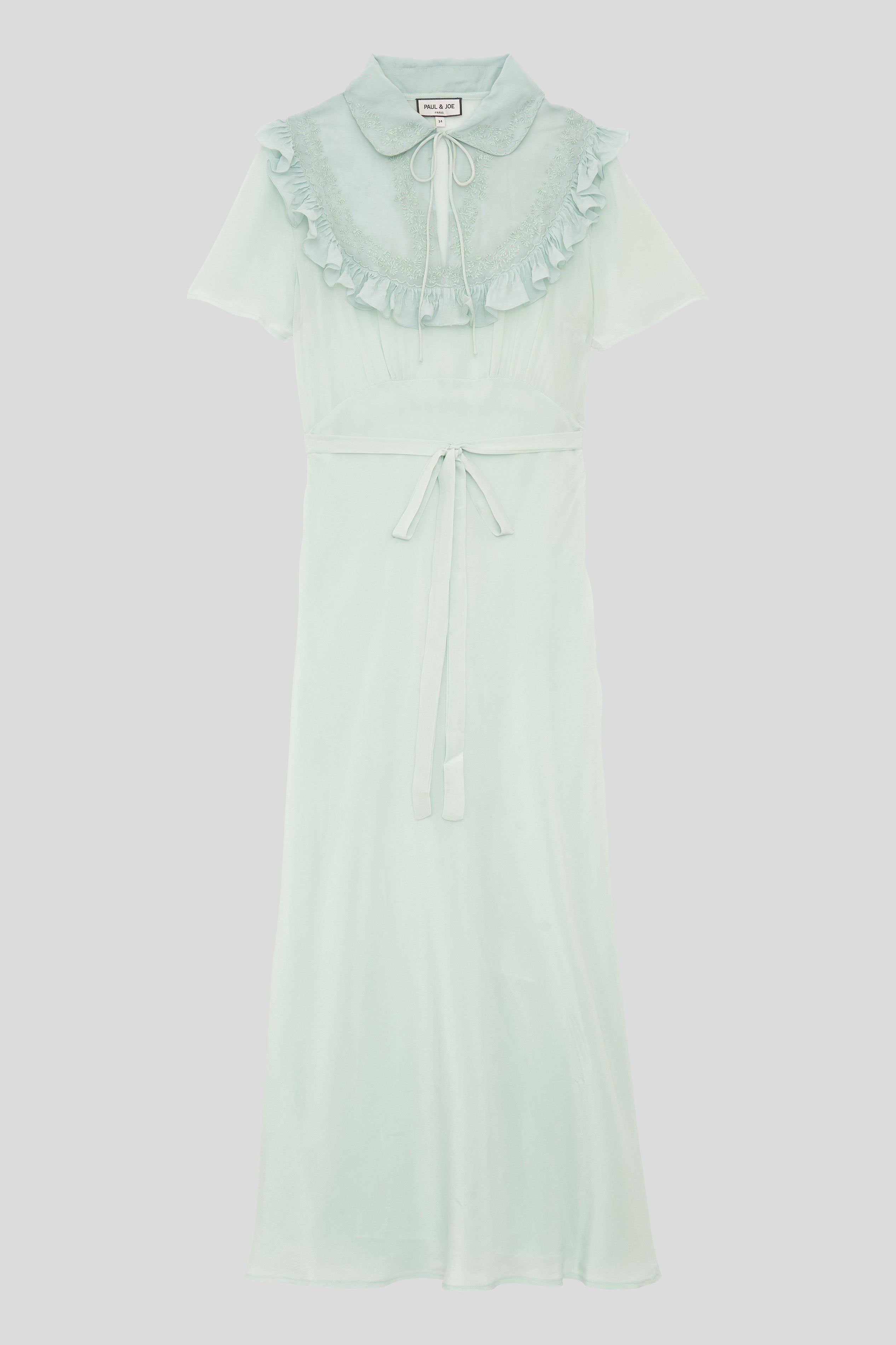 Longue robe en crêpe de soie sold by Paul & Joe product image thumbnail 4