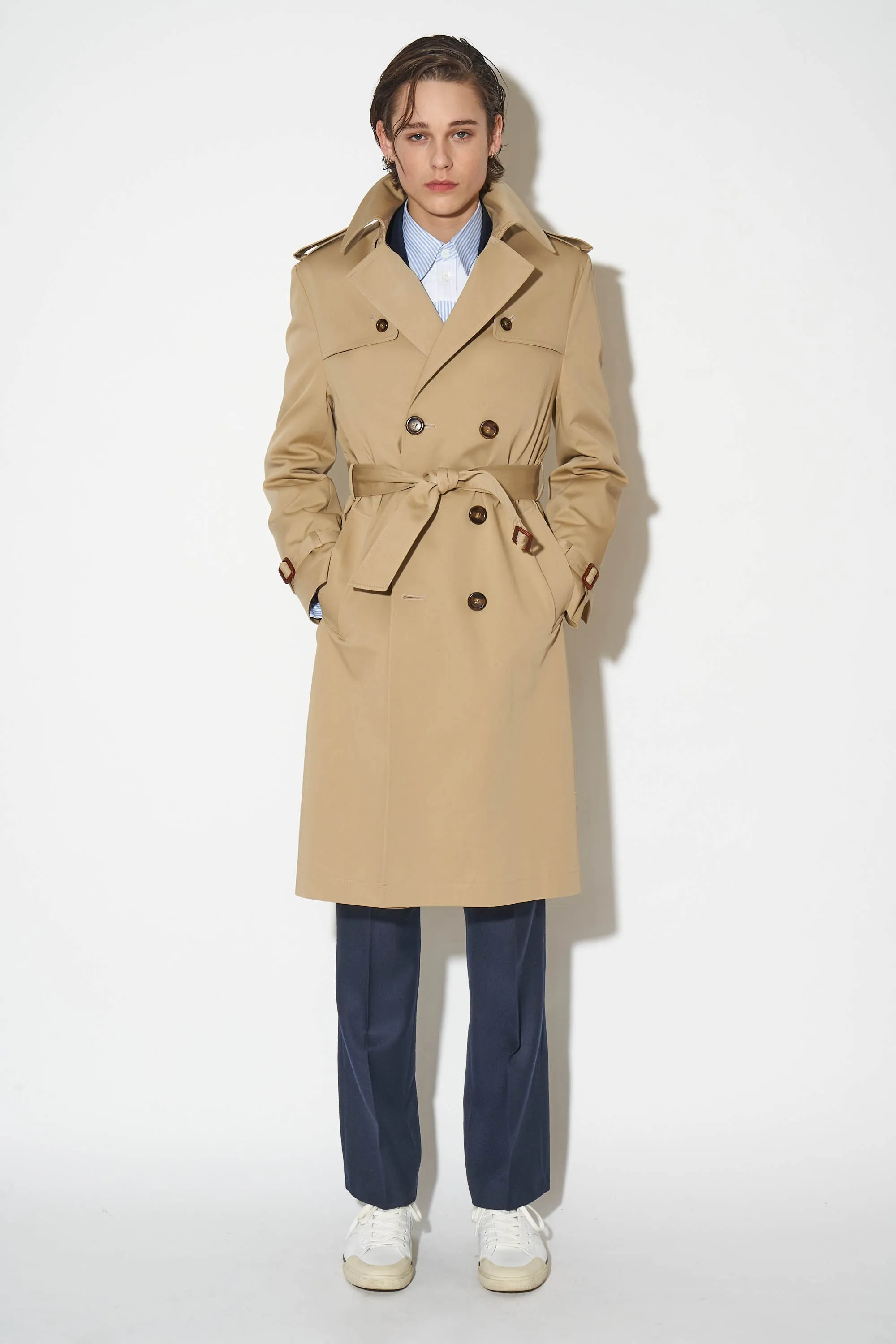 Long trench en gabardine de coton sold by Paul & Joe