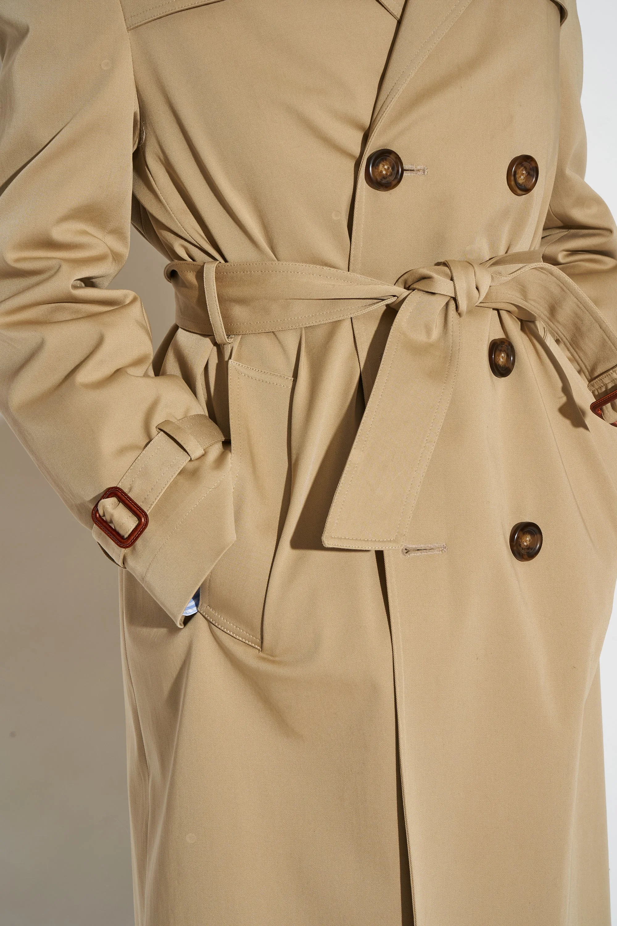 Long trench en gabardine de coton sold by Paul & Joe product image thumbnail 3