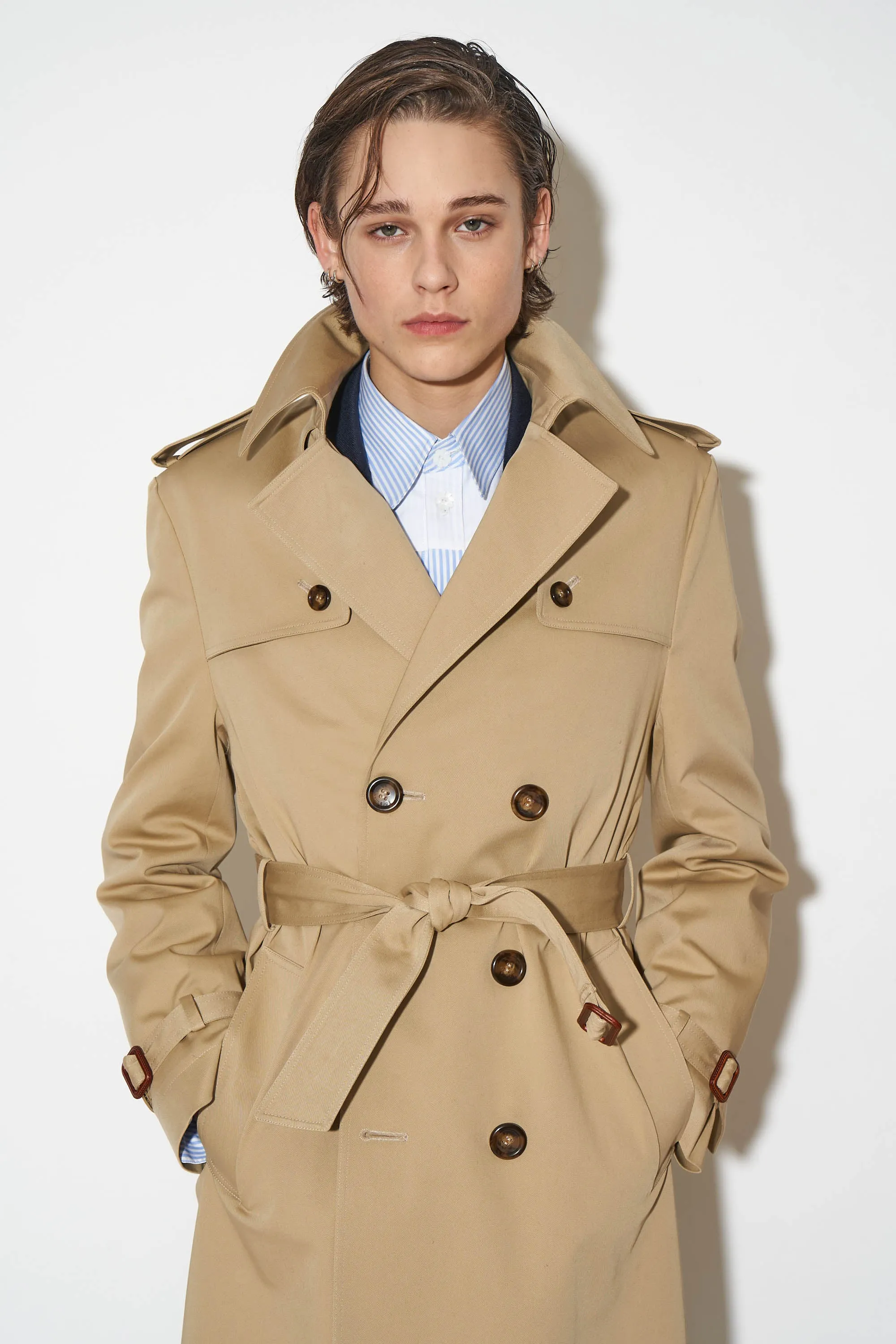 Long trench en gabardine de coton sold by Paul & Joe product image thumbnail 4
