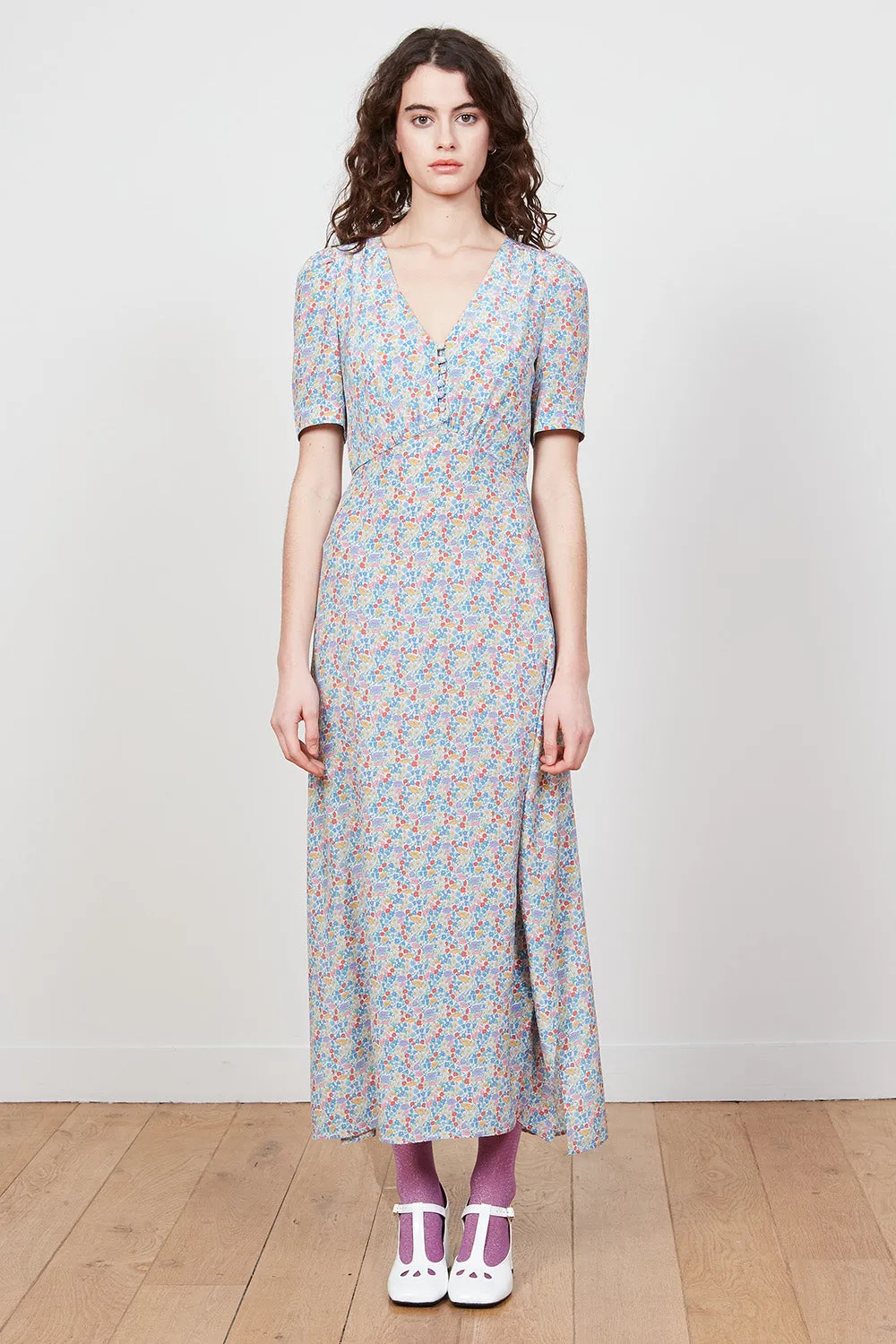Robe midi fendue à l'imprimé Liberty sold by Paul & Joe
