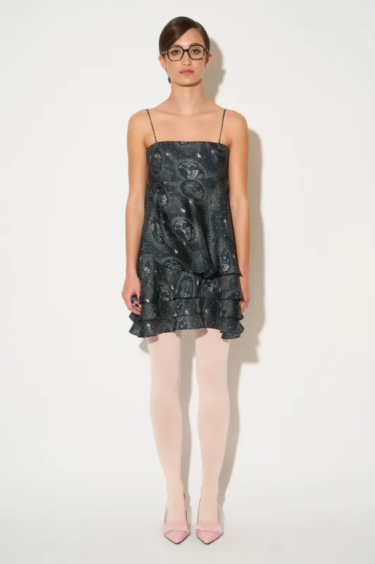 Robe en organza de soie à imprimé exclusif sold by Paul & Joe