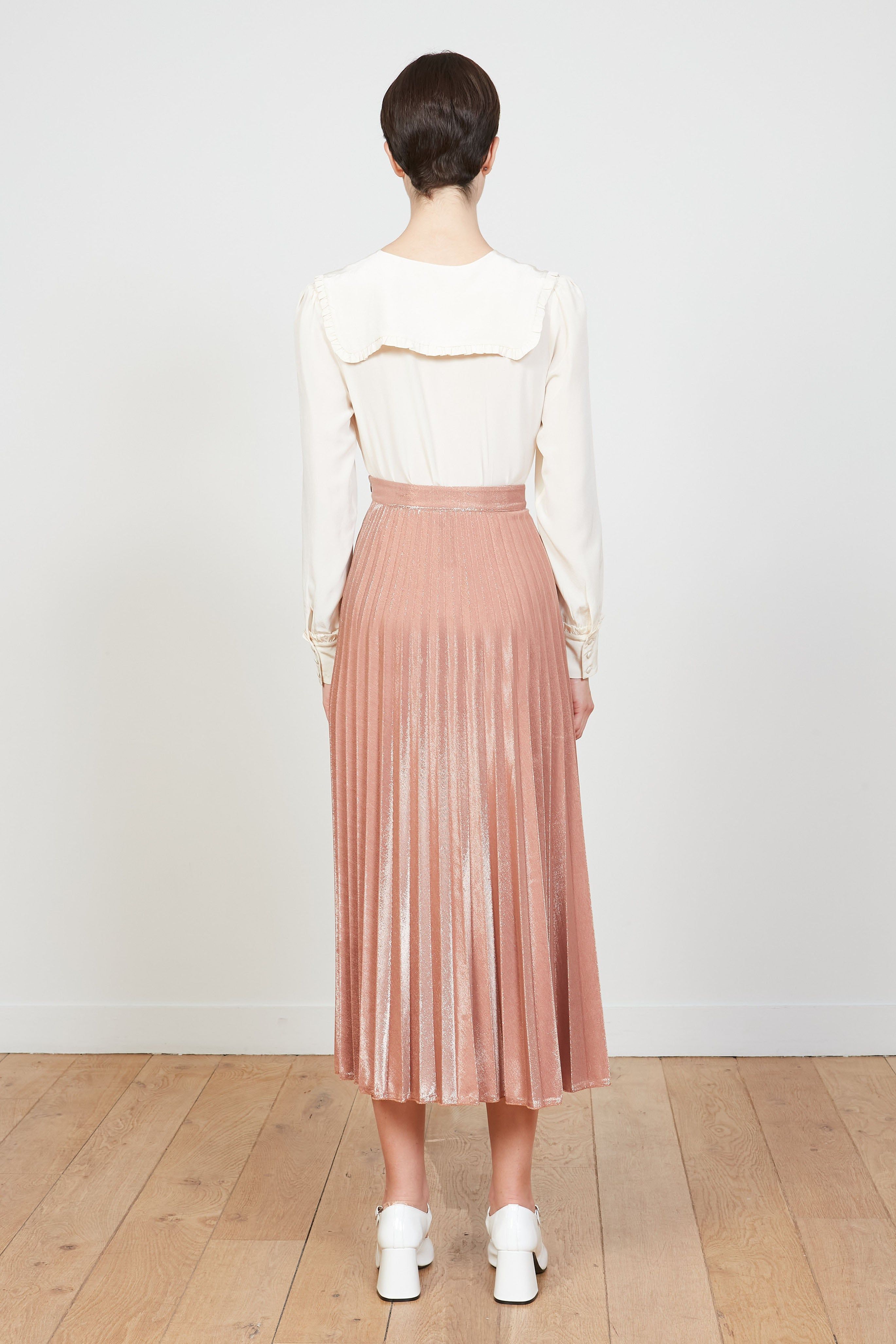 Jupe longue plissée soleil ceinturée sold by Paul & Joe product image thumbnail 4