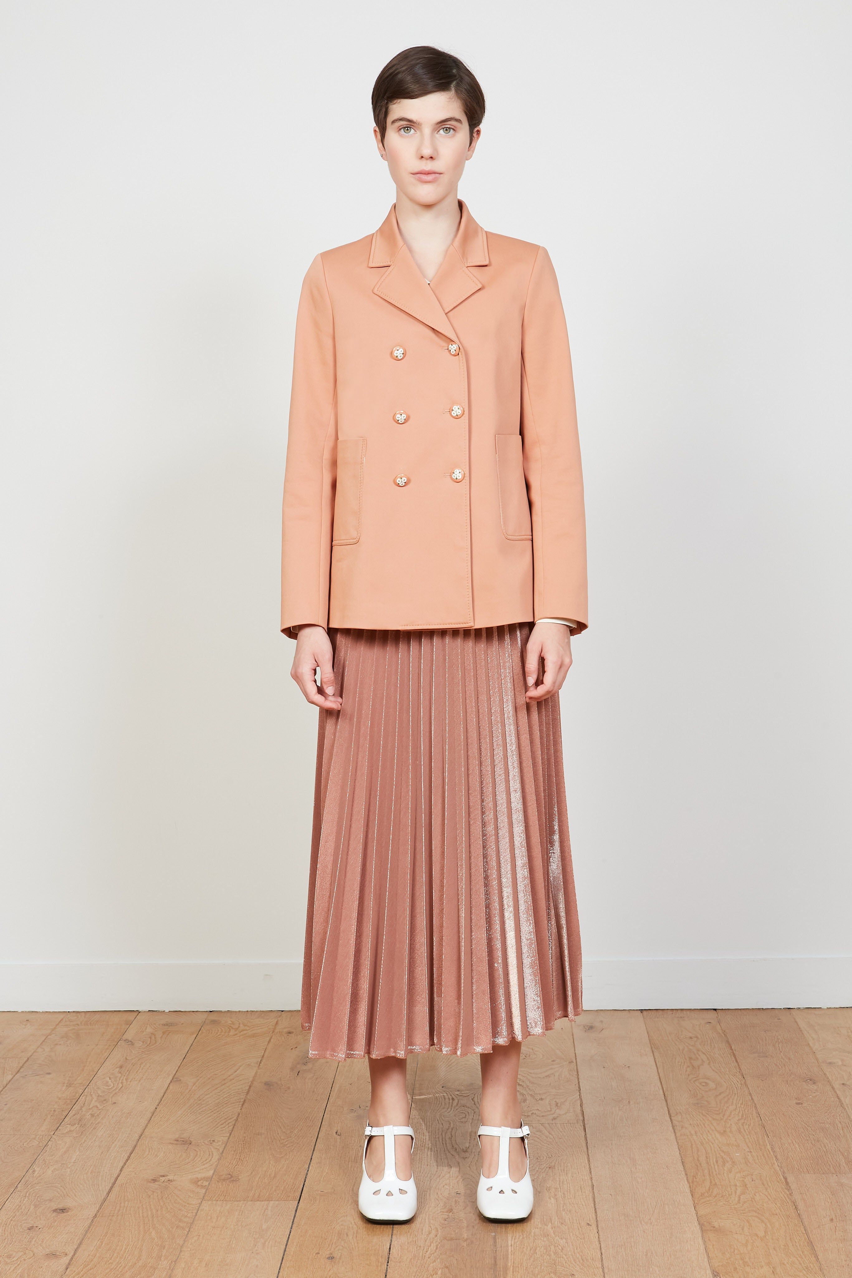 Jupe longue plissée soleil ceinturée sold by Paul & Joe product image thumbnail 3