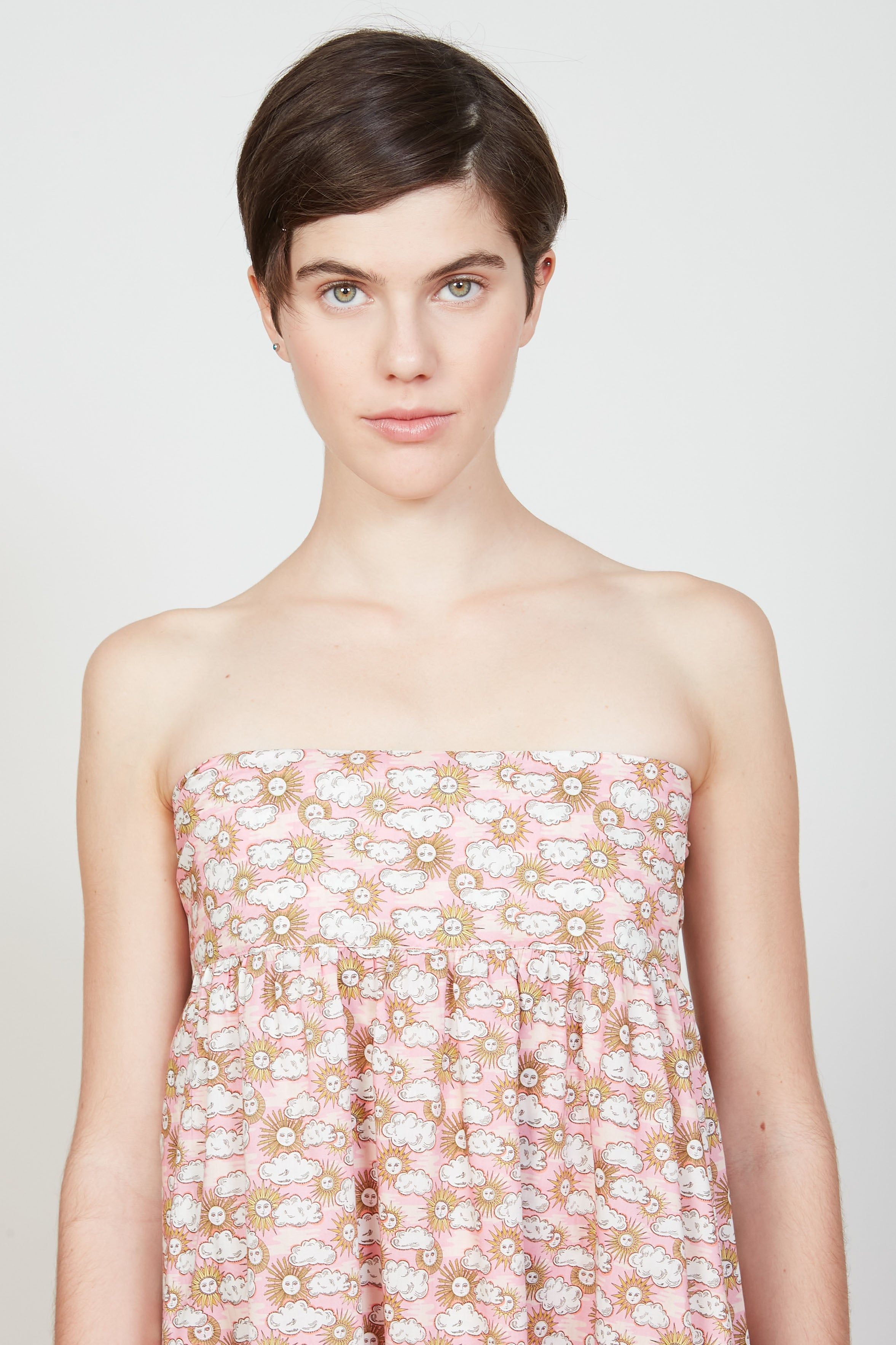 Robe longue en popeline de coton imprimée all over sold by Paul & Joe product image thumbnail 2