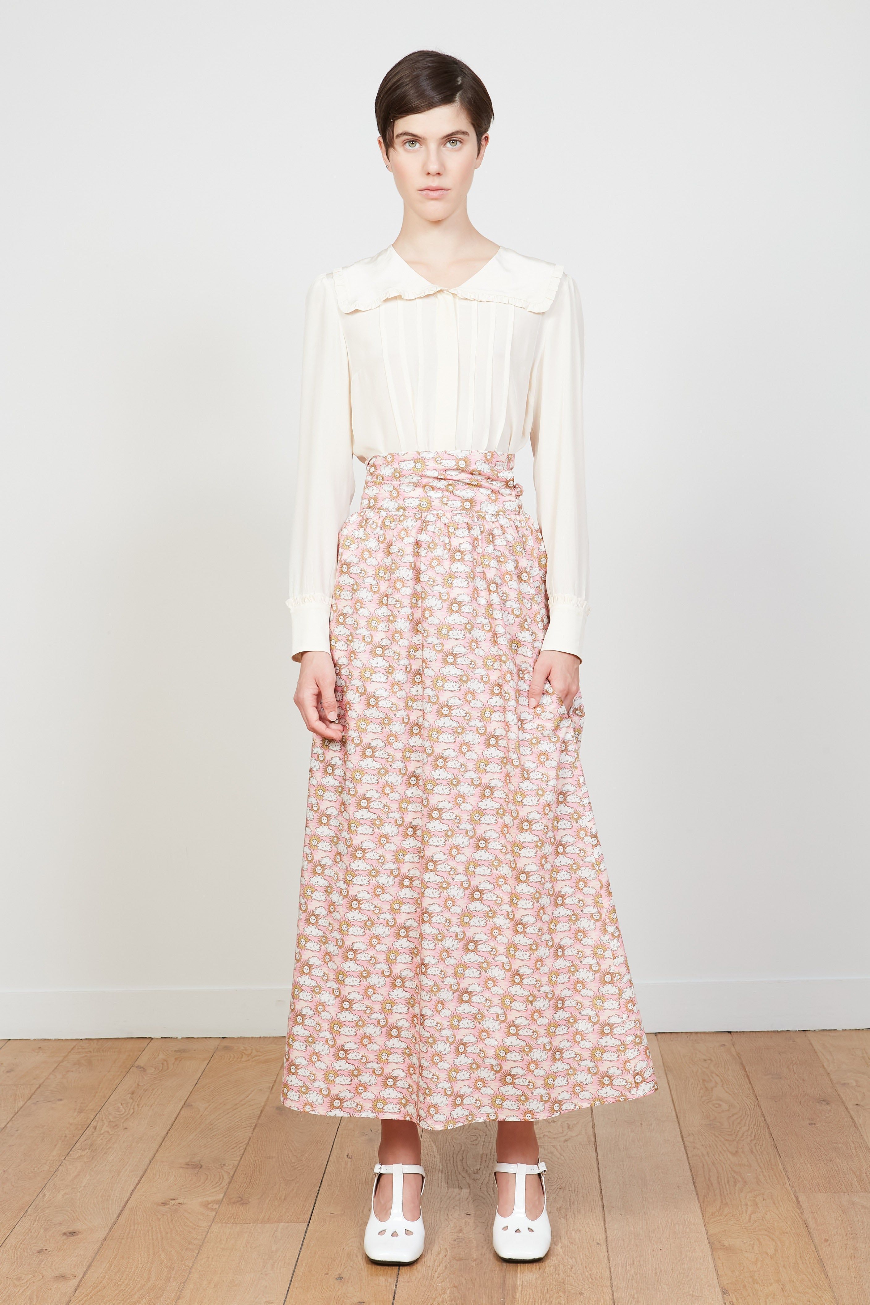 Robe longue en popeline de coton imprimée all over sold by Paul & Joe product image thumbnail 4