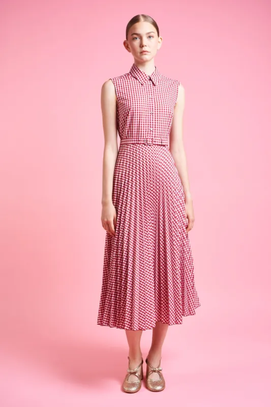 Robe plissée soleil imprimée vichy sold by Paul & Joe