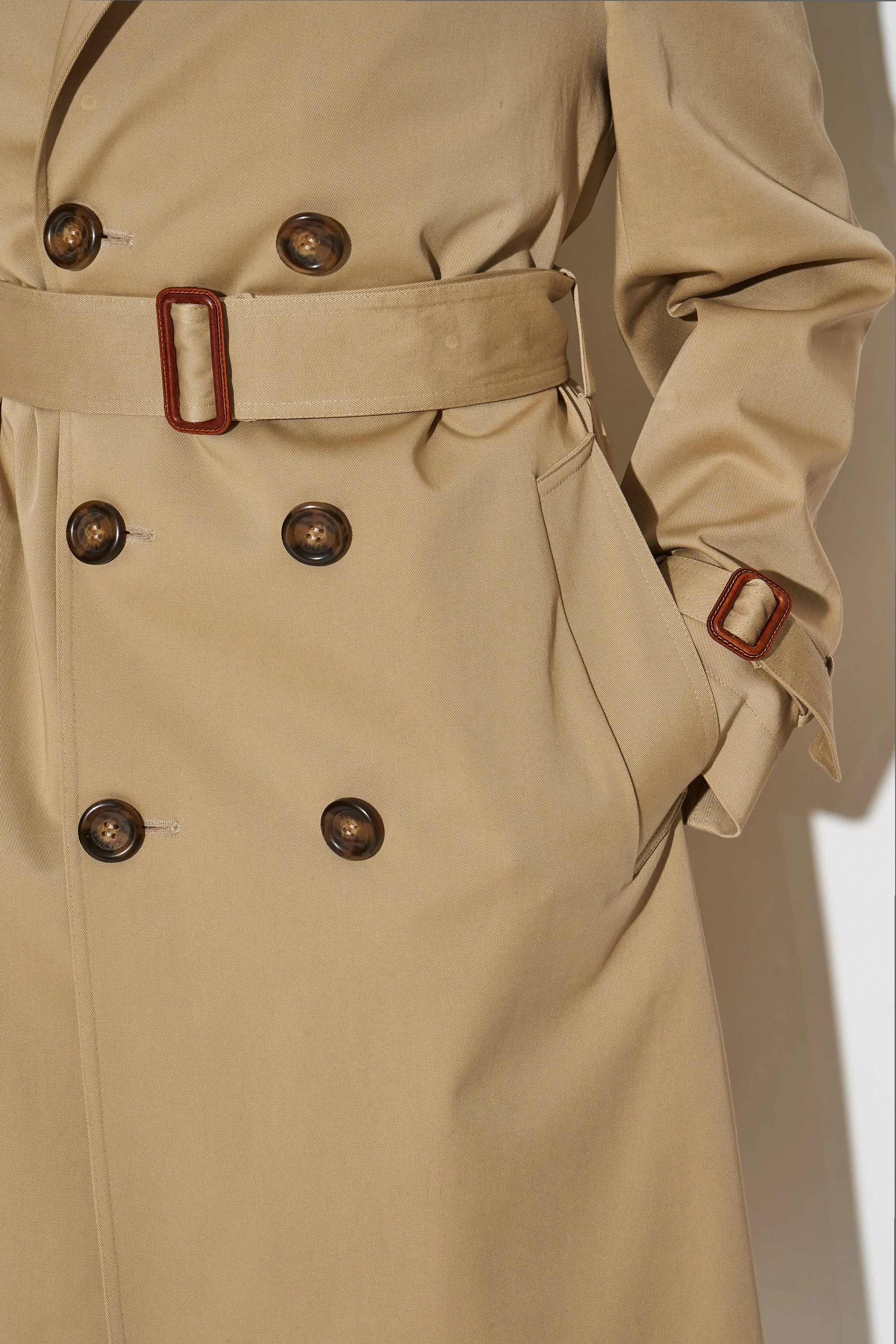 Trench long unisexe en gabardine de coton sold by Paul & Joe product image thumbnail 2