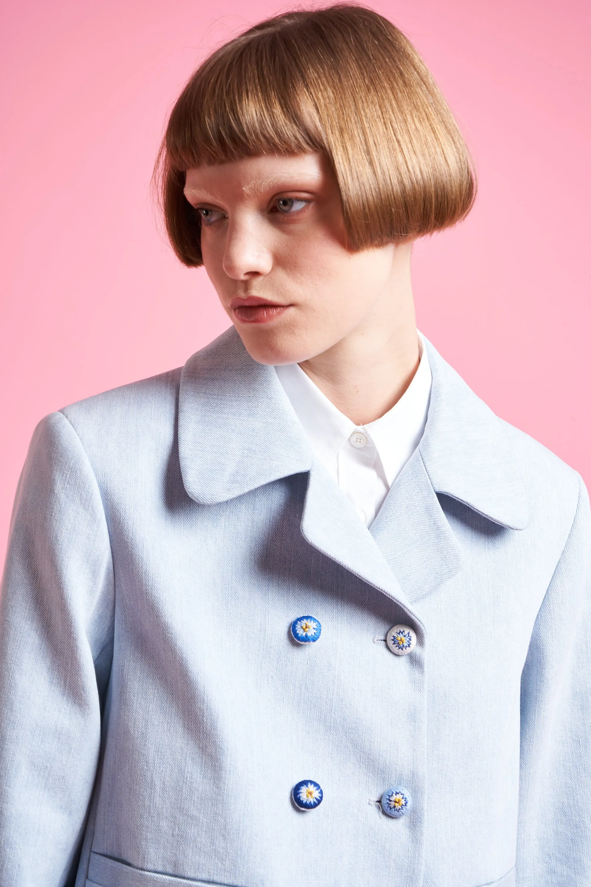 Veste ajustée à double croisure en denim sold by Paul & Joe product image thumbnail 2