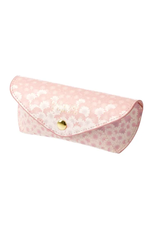 Etui à lunettes rose imprimé fleurs sold by Paul & Joe