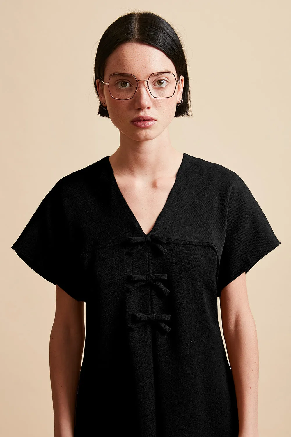 Robe courte évasée en laine vierge tropicale sold by Paul & Joe product image thumbnail 5