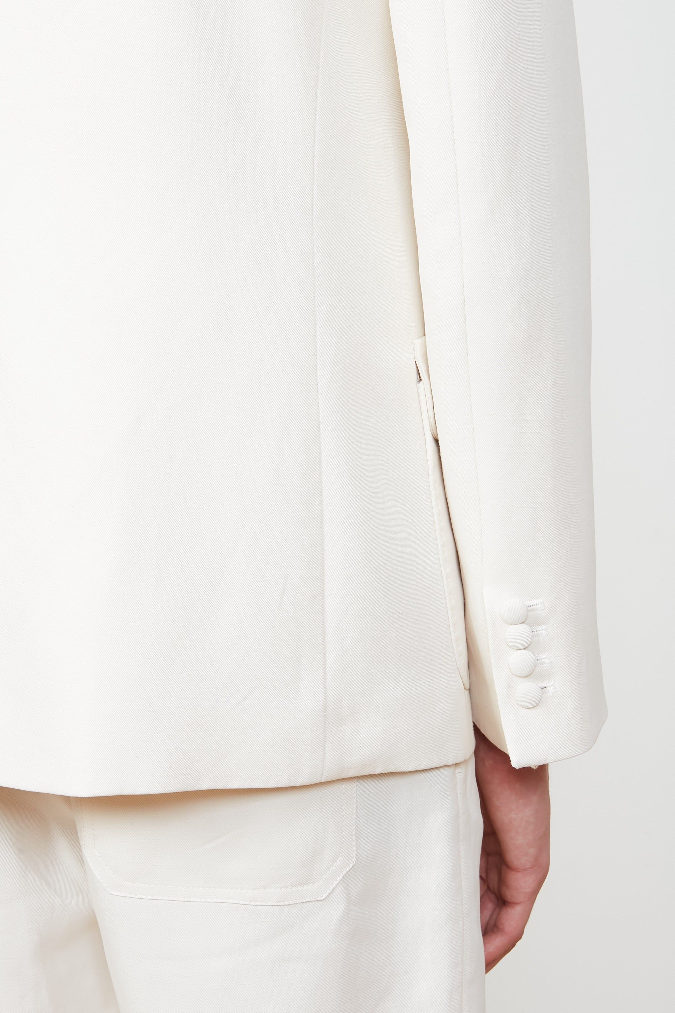 Veste de tailleur ajustée en twill à double croisure sold by Paul & Joe product image thumbnail 3