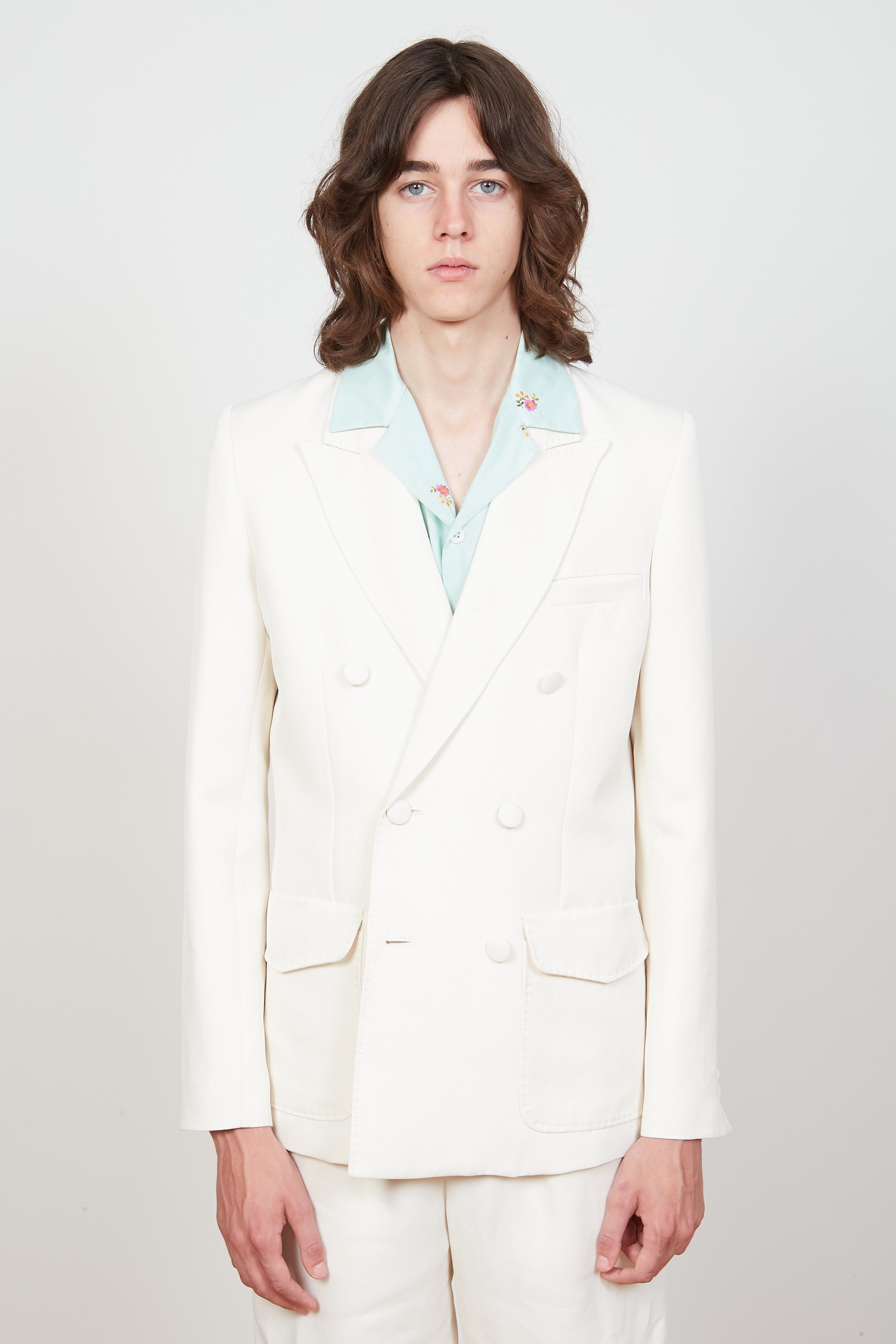 Veste de tailleur ajustée en twill à double croisure sold by Paul & Joe product image thumbnail 4