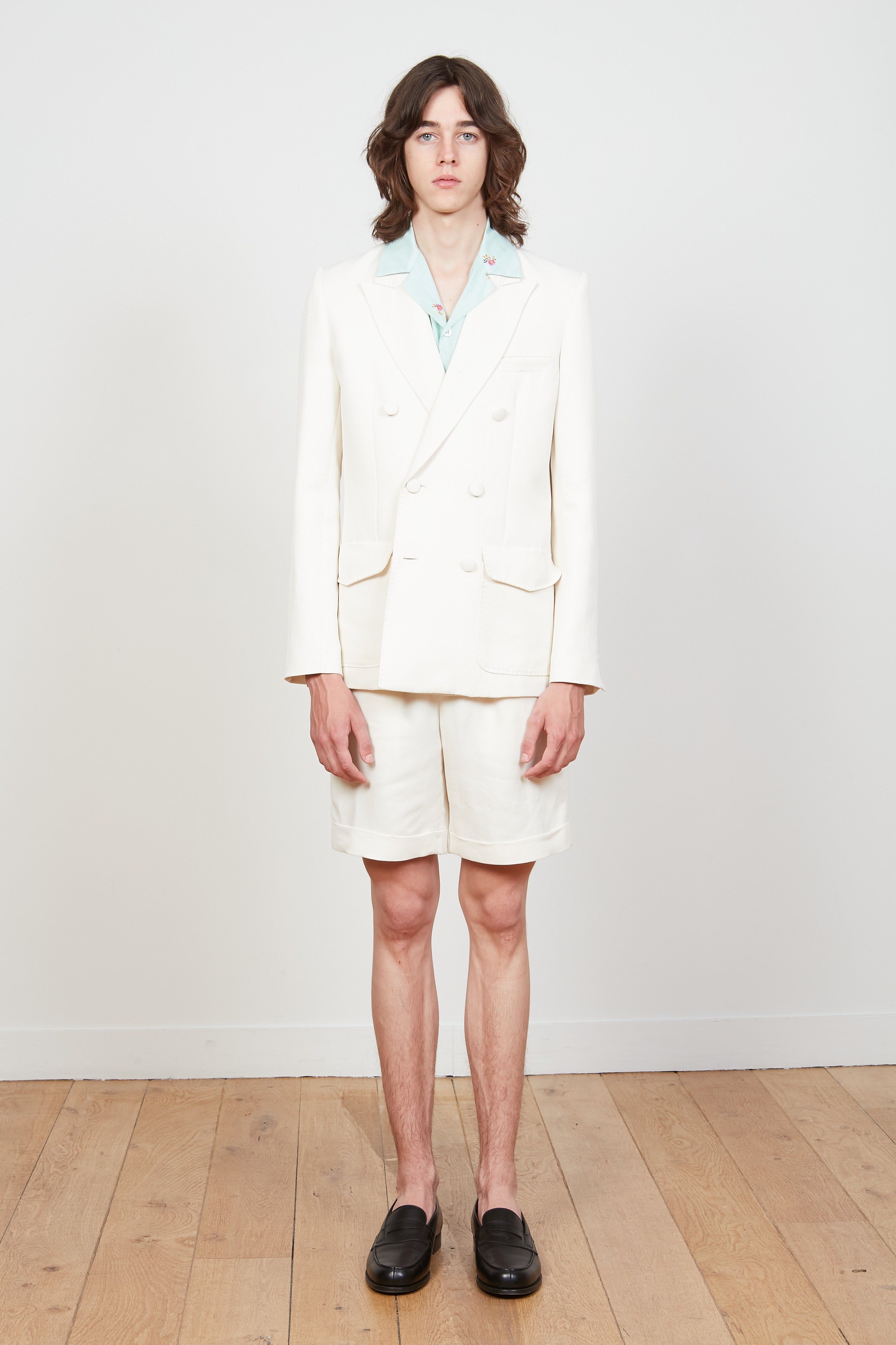 Veste de tailleur ajustée en twill à double croisure sold by Paul & Joe