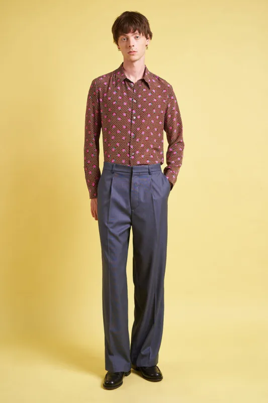 Pantalon à pinces coupe évasée sold by Paul & Joe