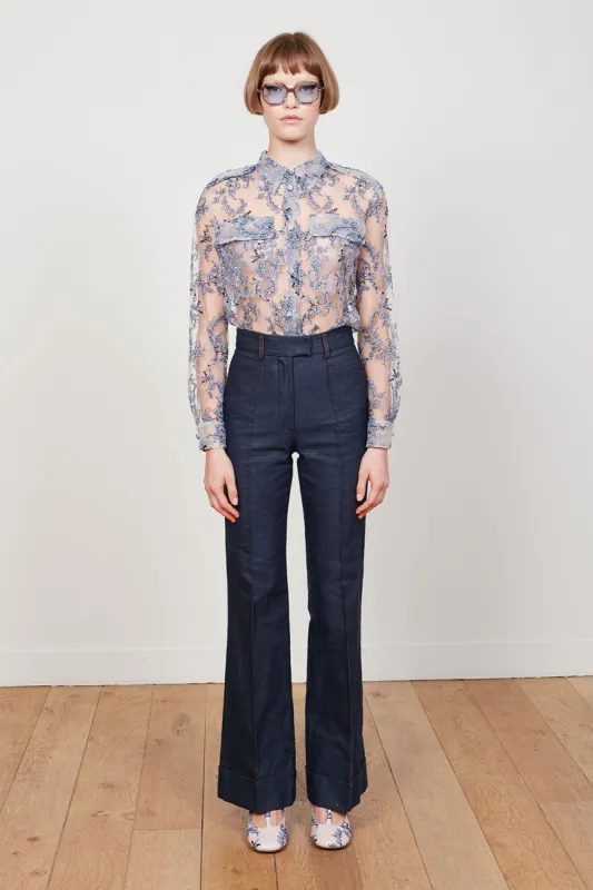 Pantalon en denim évasé sold by Paul & Joe