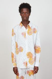 Chemise coupe droite en percale de coton à motifs sold by Paul & Joe