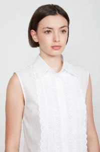 Chemise sans manches en percale de coton sold by Paul & Joe