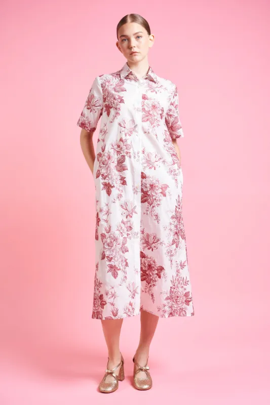 Robe chemise aux broderies exclusives sold by Paul & Joe