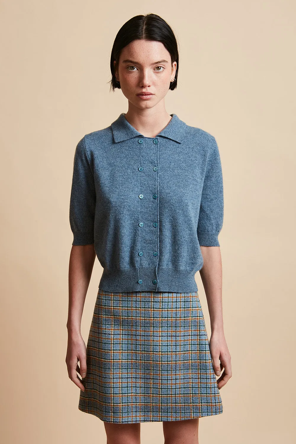 Cardigan court en cachemire col polo sold by Paul & Joe product image thumbnail 4