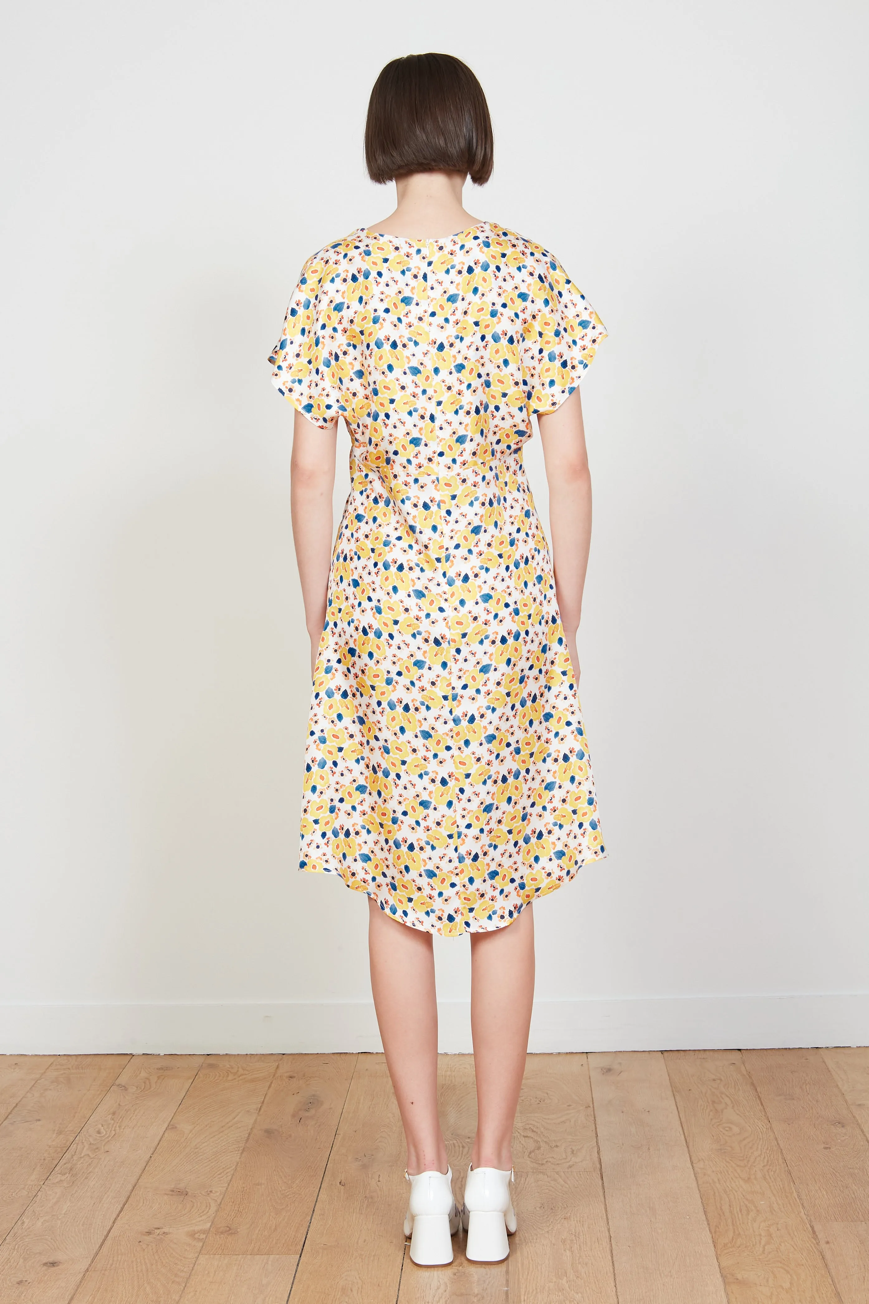 Robe longue à fleurs en satin de soie sold by Paul & Joe product image thumbnail 3