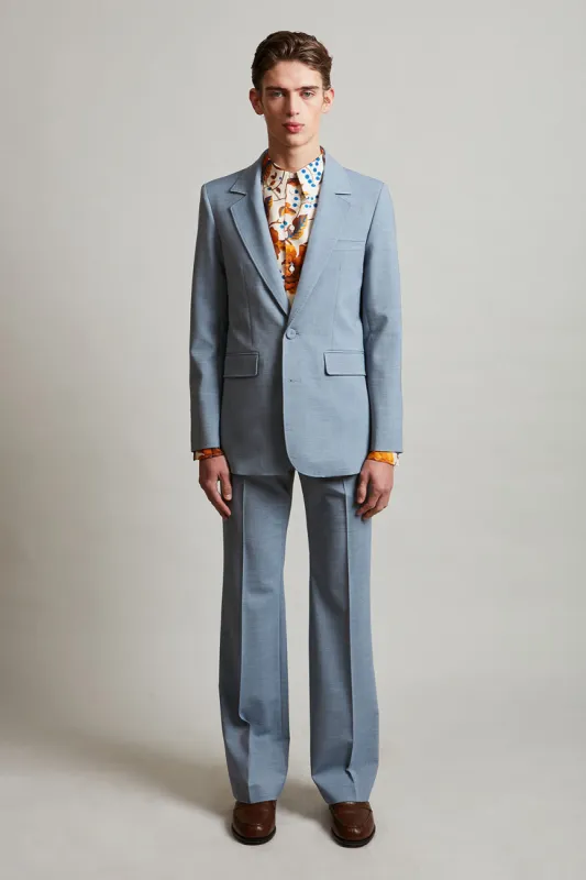 Pantalon tailleur en laine vierge tropicale sold by Paul & Joe