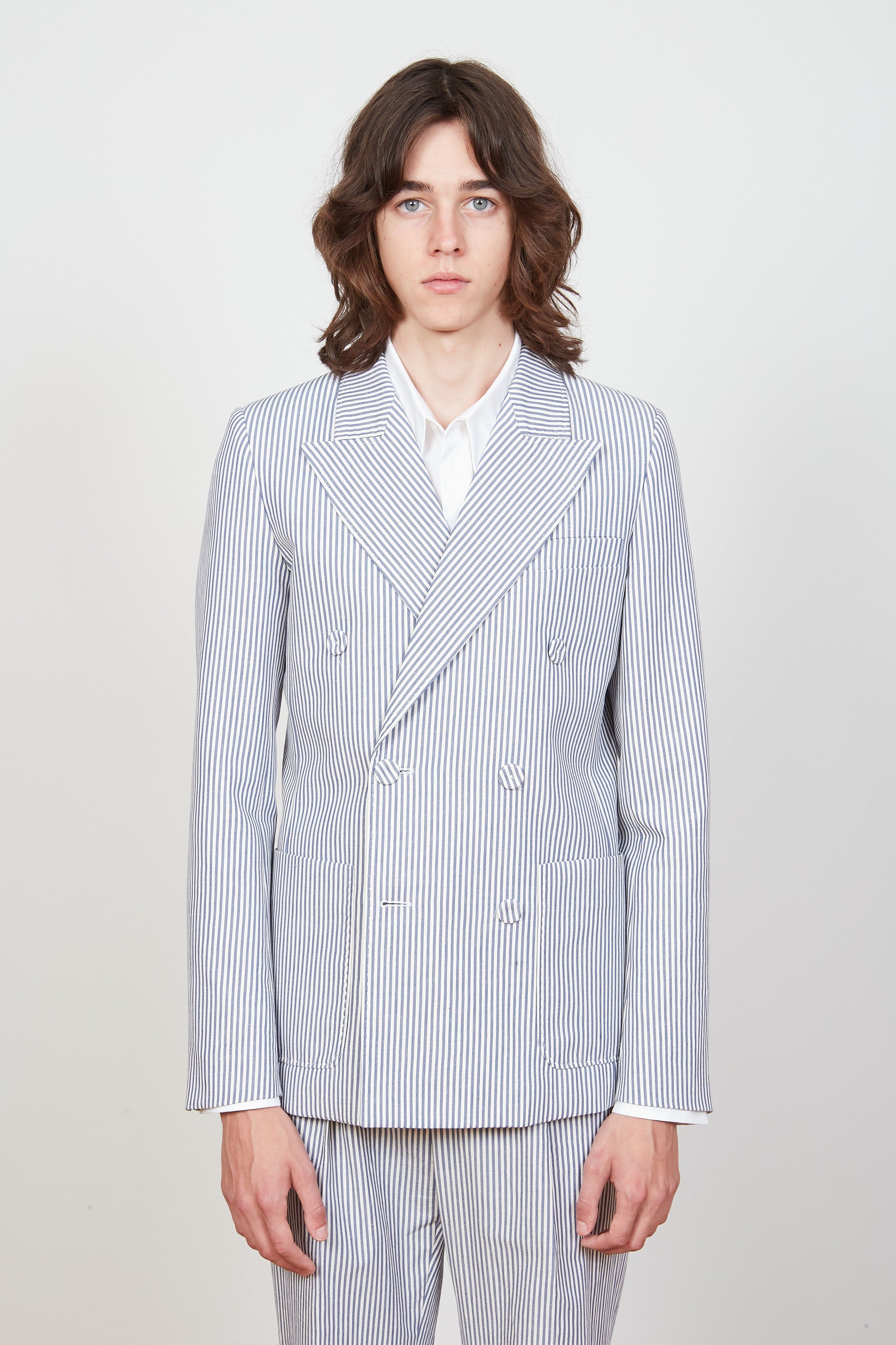 Veste de tailleur rayée en toile de coton sold by Paul & Joe product image thumbnail 5