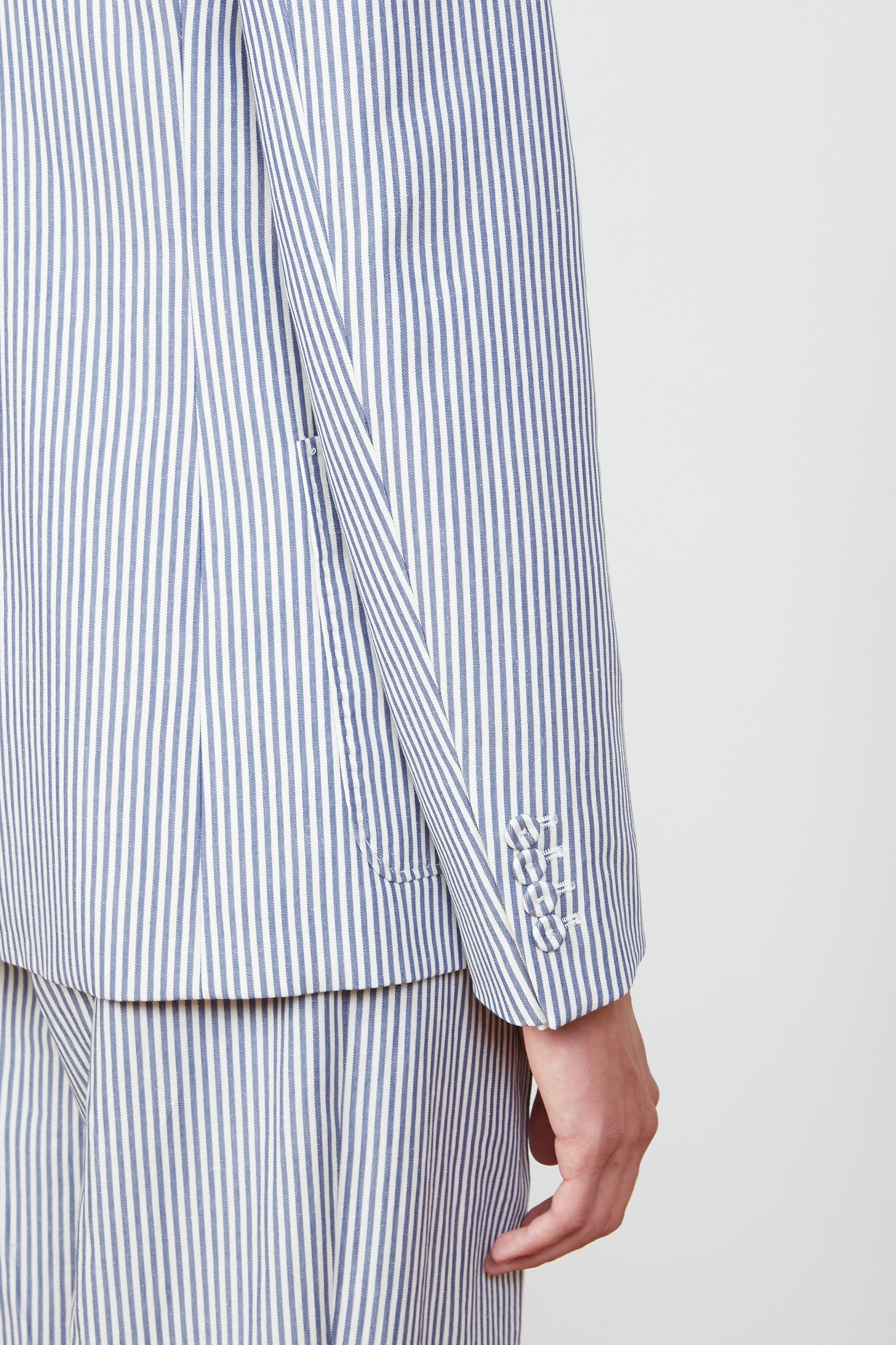 Veste de tailleur rayée en toile de coton sold by Paul & Joe product image thumbnail 4