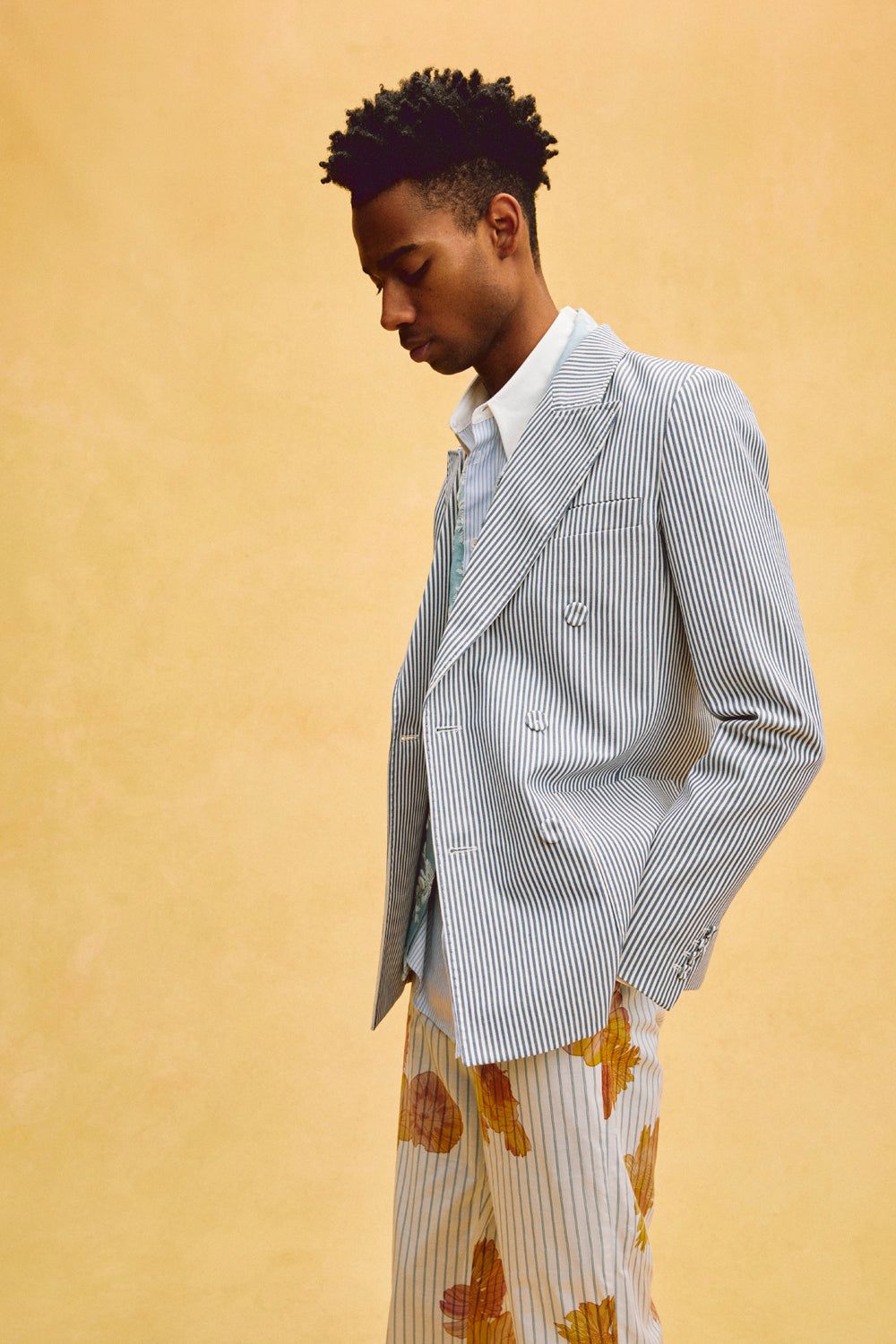 Veste de tailleur rayée en toile de coton sold by Paul & Joe product image thumbnail 2