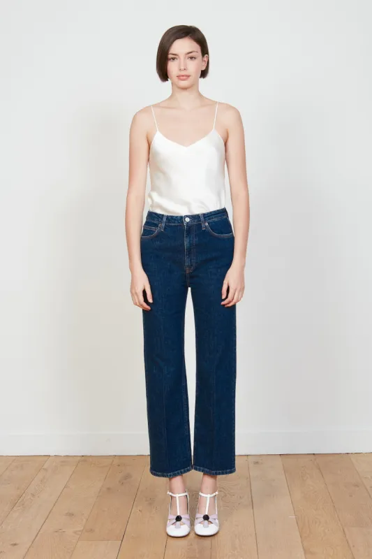 Jean taille haute intemporel coupe droite sold by Paul & Joe
