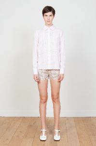 Chemise coupe droite en popeline de coton rayé sold by Paul & Joe