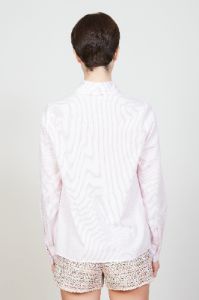 Chemise coupe droite en popeline de coton rayé sold by Paul & Joe