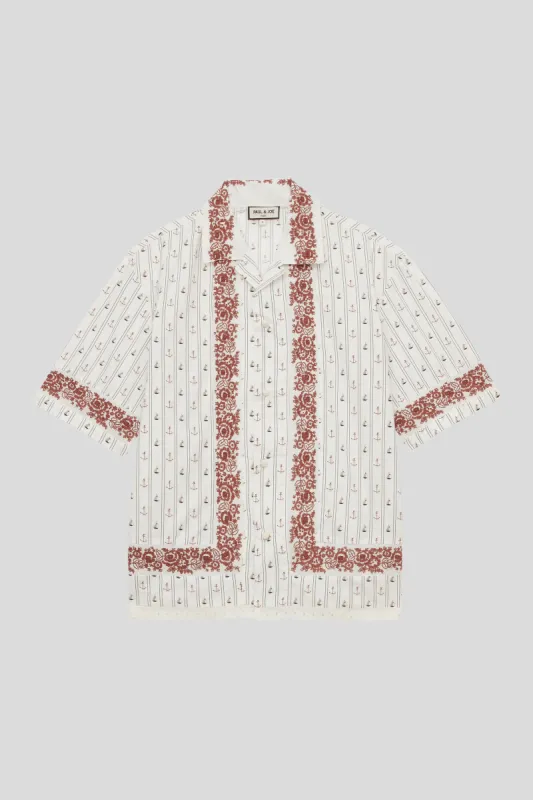 Chemise en coton jacquard et broderie sold by Paul & Joe