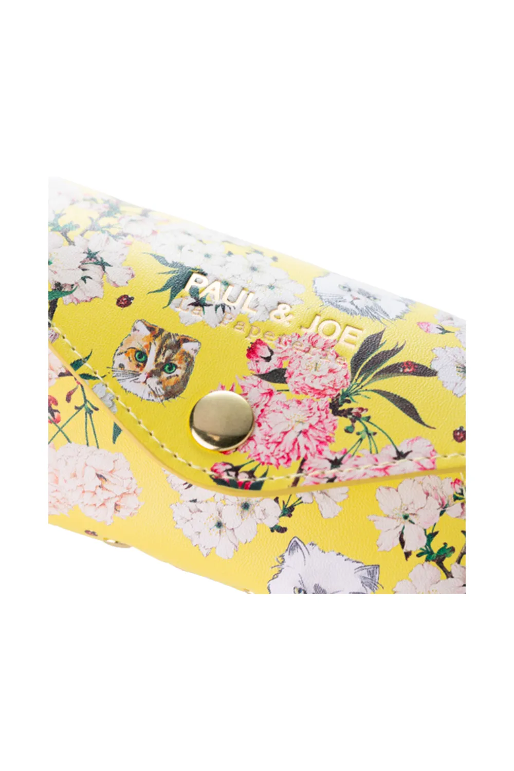 Etui à lunettes jaune avec motifs fleurs et chats sold by Paul & Joe product image thumbnail 3