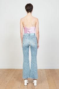 Jean taille haute évasé aux poches plaquées sold by Paul & Joe