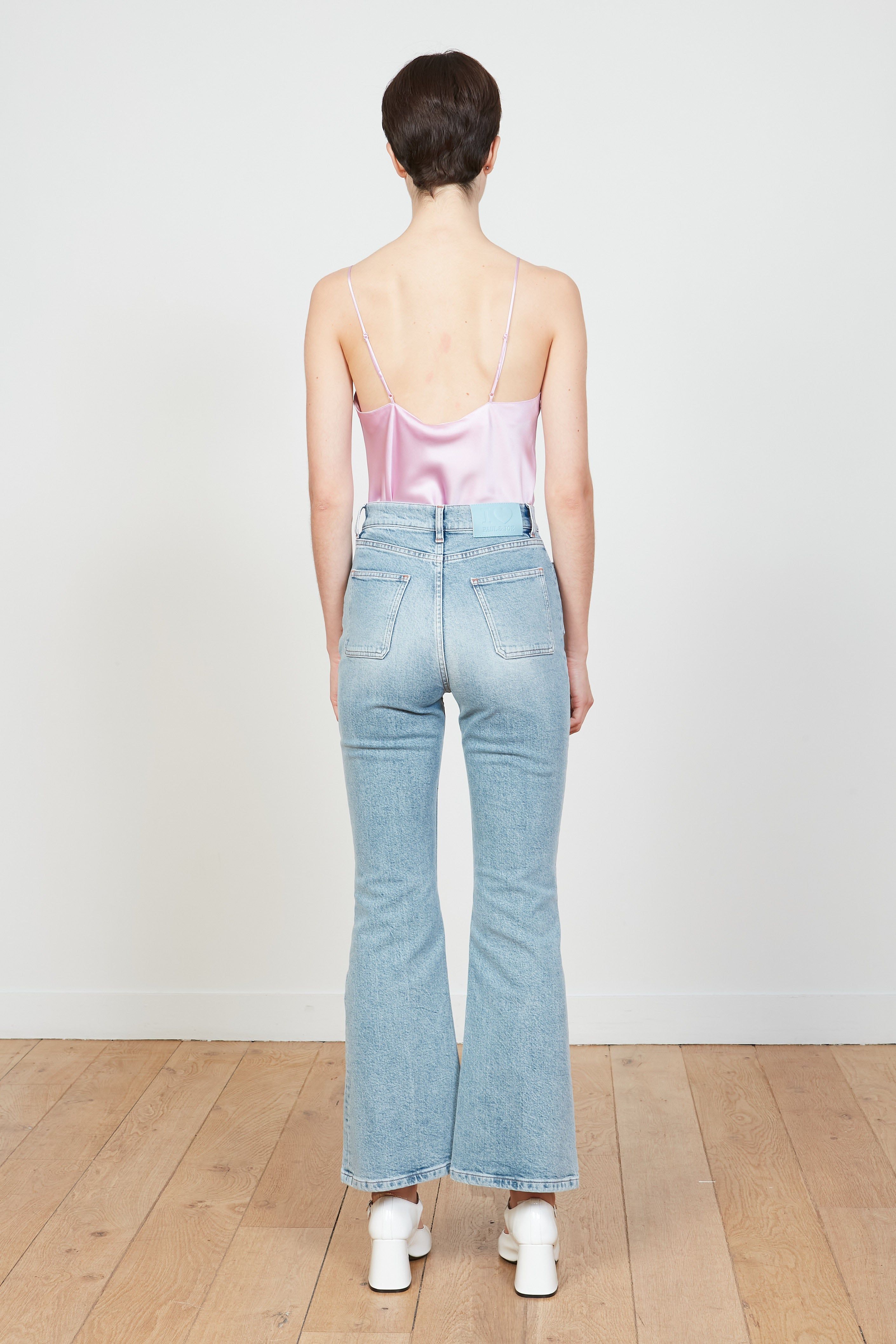 Jean taille haute évasé aux poches plaquées sold by Paul & Joe product image thumbnail 3