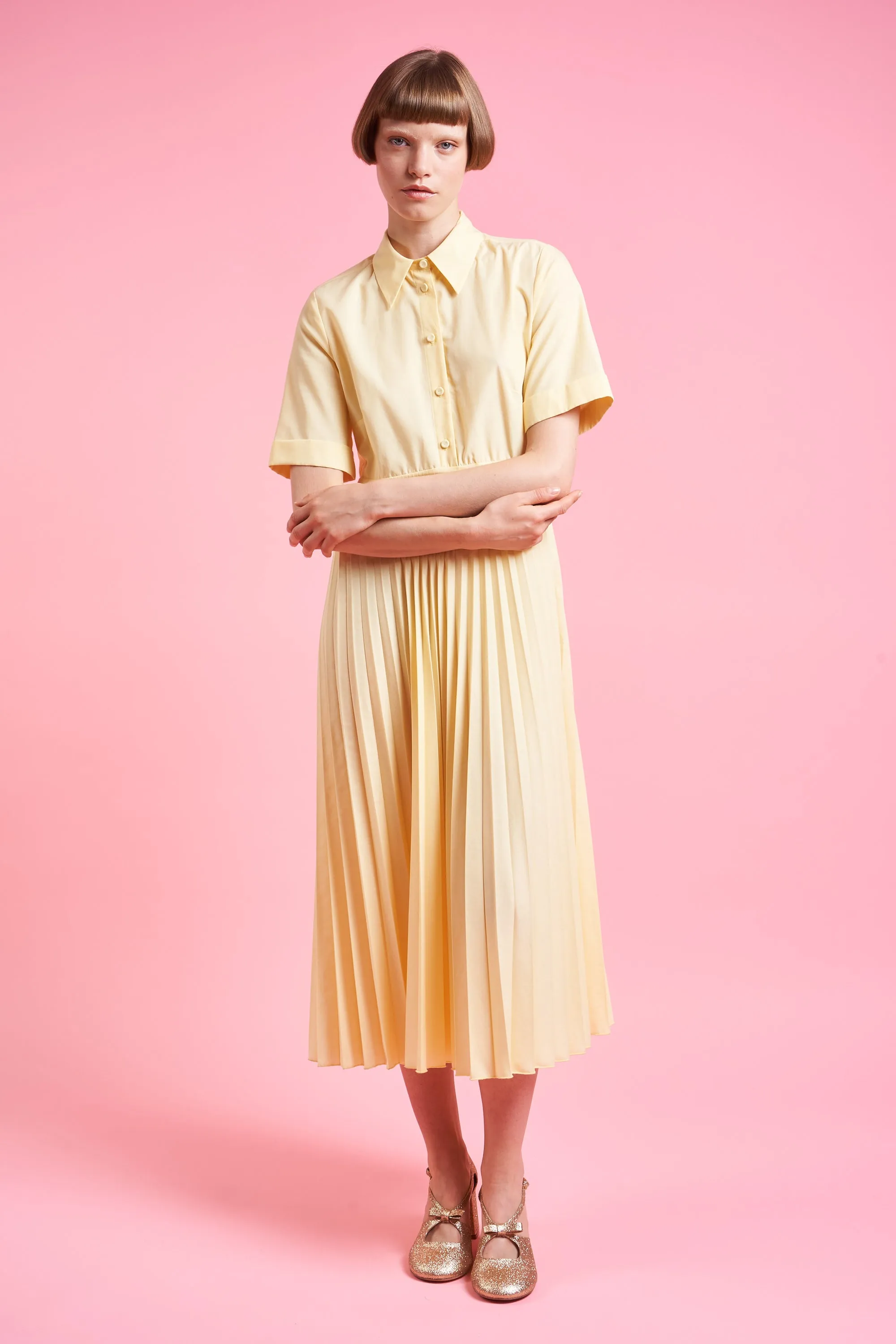 Robe plissée soleil longueur midi sold by Paul & Joe product image thumbnail 4