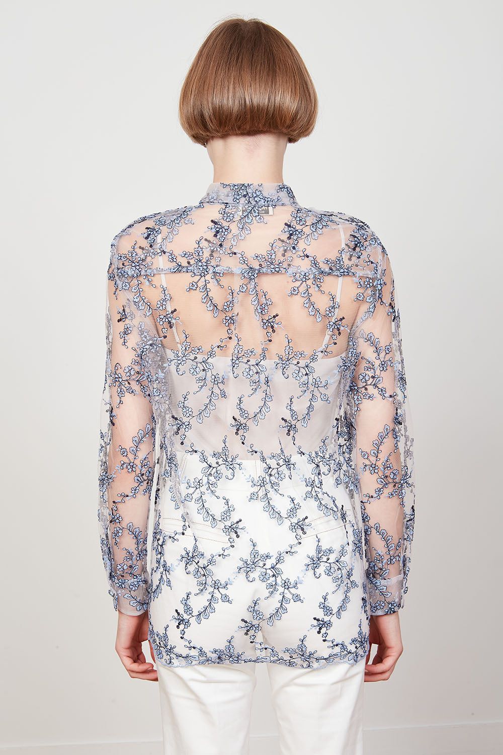 Chemise en tulle brodée en France sold by Paul & Joe product image thumbnail 4