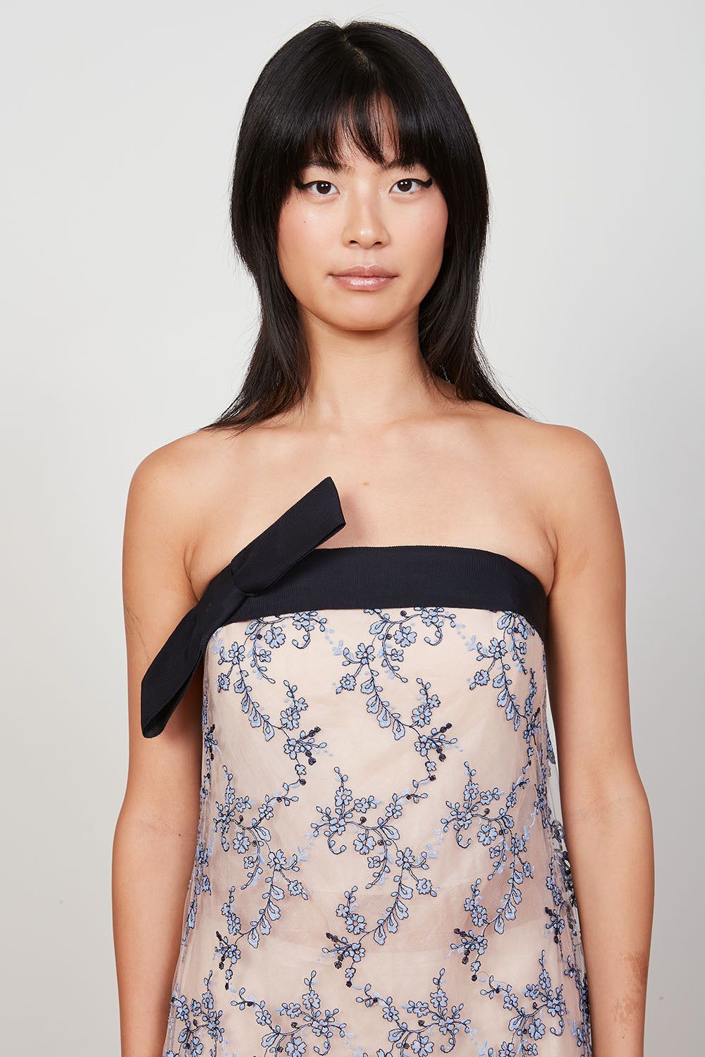 Robe longue bustier en tulle brodée sold by Paul & Joe product image thumbnail 4