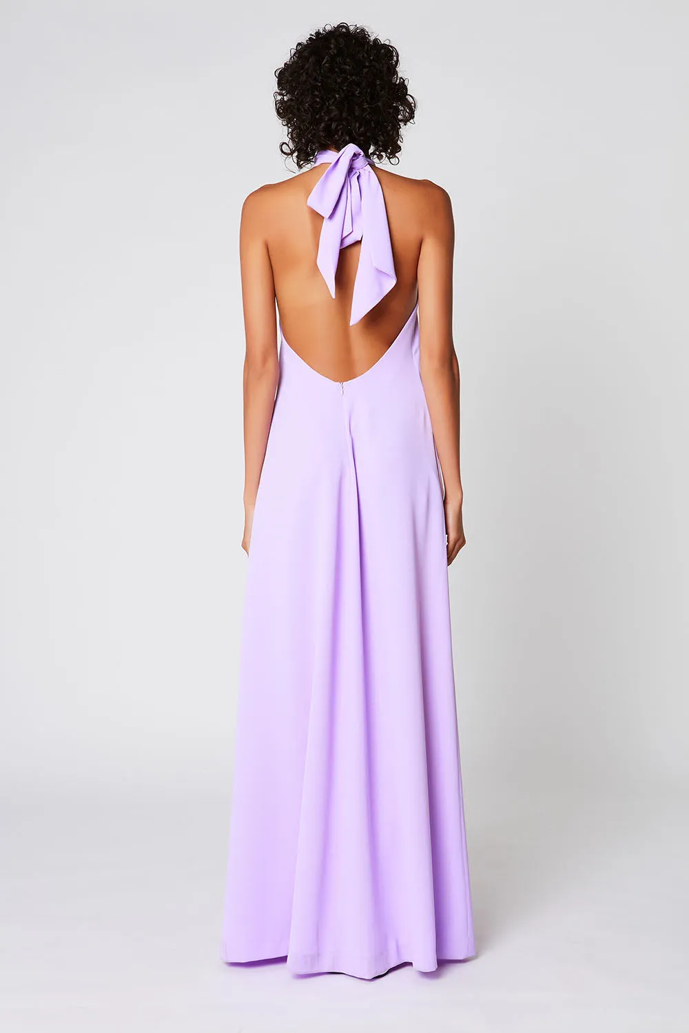 Robe longue ajustée dos nu et col écharpe noué sold by Paul & Joe product image thumbnail 3