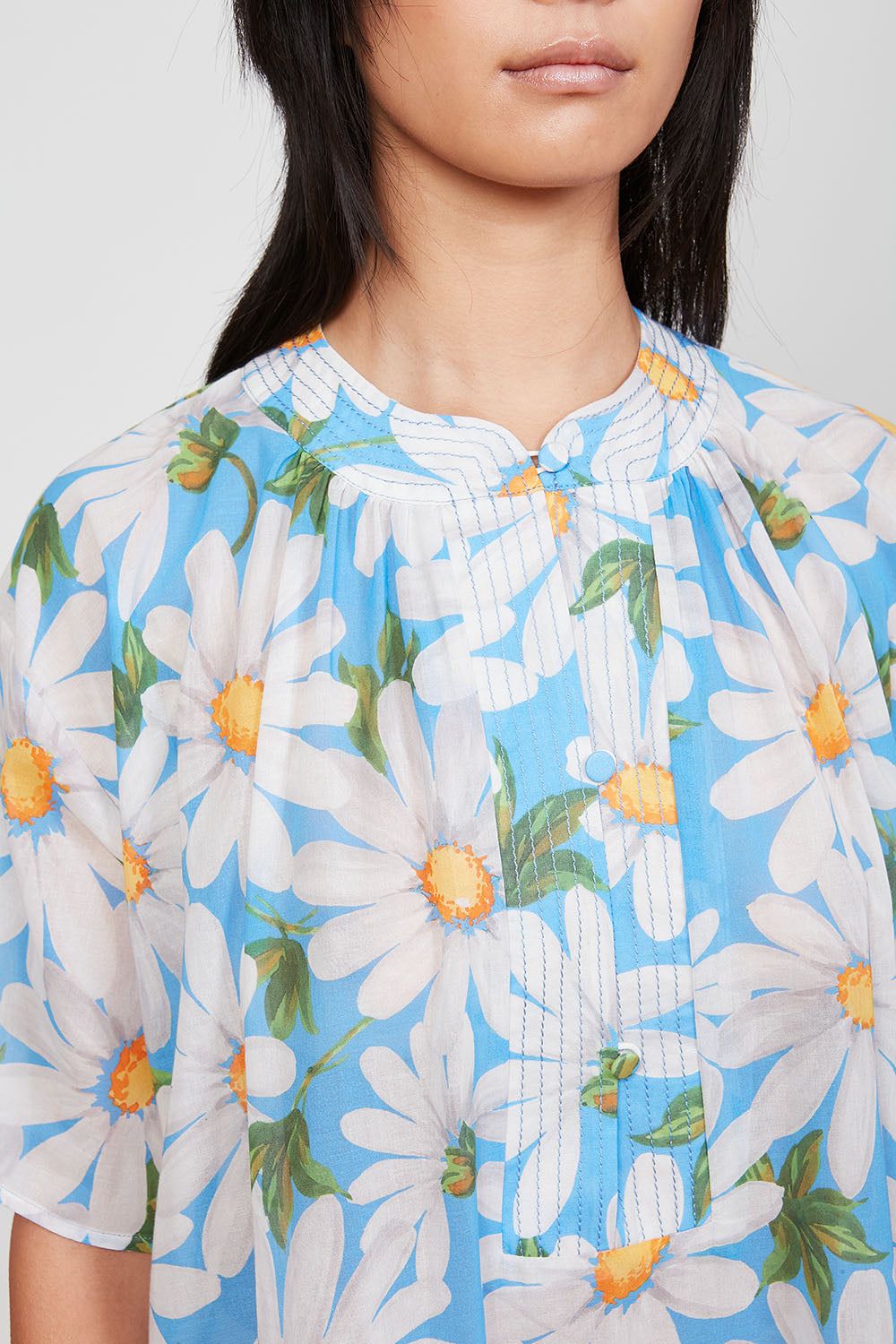 Caftan en percal de coton imprimé floral sold by Paul & Joe product image thumbnail 2