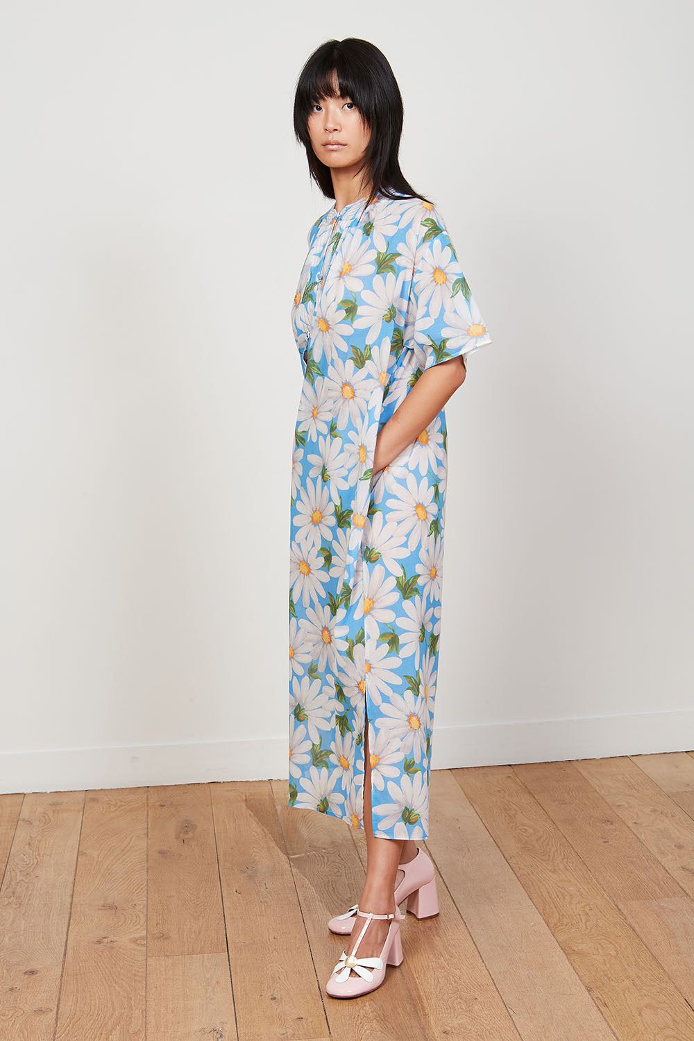 Caftan en percal de coton imprimé floral sold by Paul & Joe product image thumbnail 4