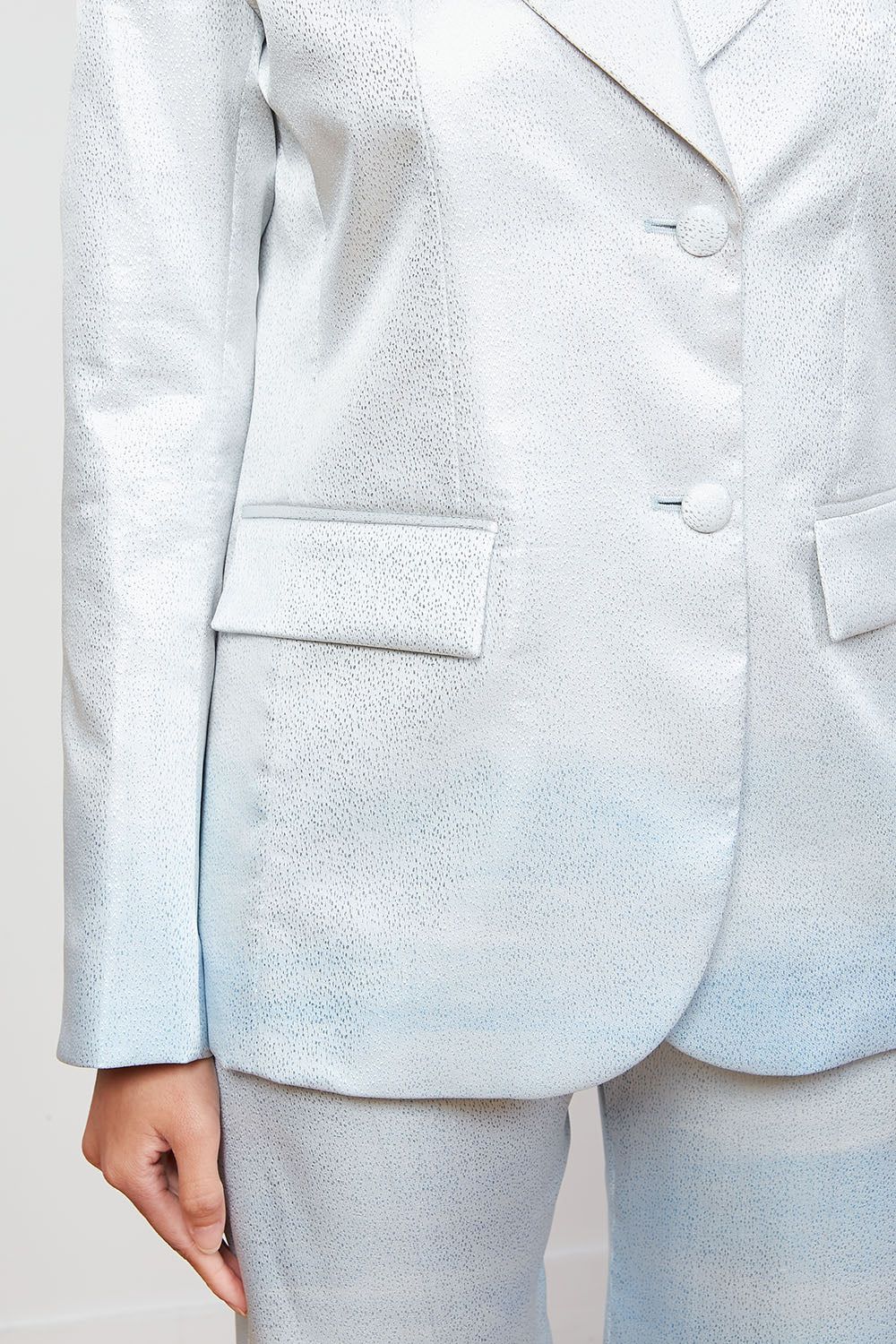 Veste de tailleur en satin de soie lamé sold by Paul & Joe product image thumbnail 3
