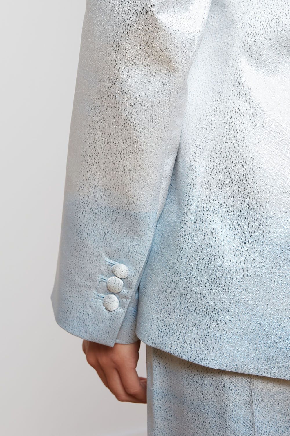 Veste de tailleur en satin de soie lamé sold by Paul & Joe product image thumbnail 4