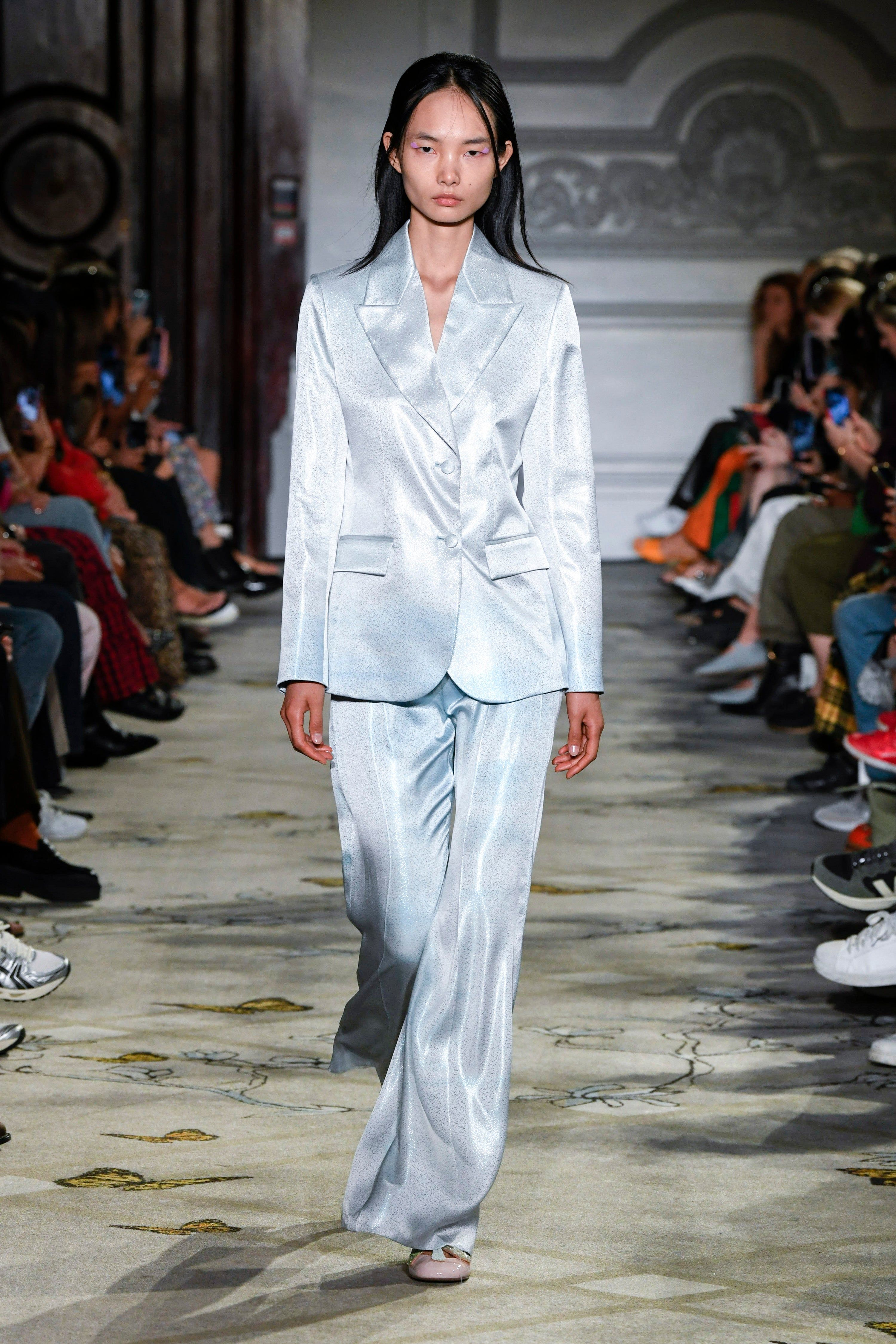 Veste de tailleur en satin de soie lamé sold by Paul & Joe product image thumbnail 2