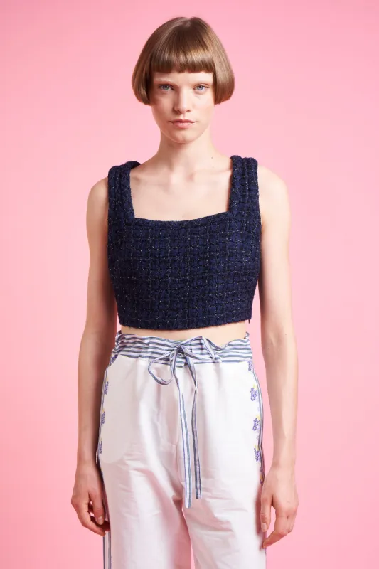 Brassière en tweed lurex sold by Paul & Joe