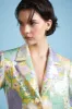 Veste coupe droite au motif floral imprimé sur tulle brodée de sequins sold by Paul & Joe