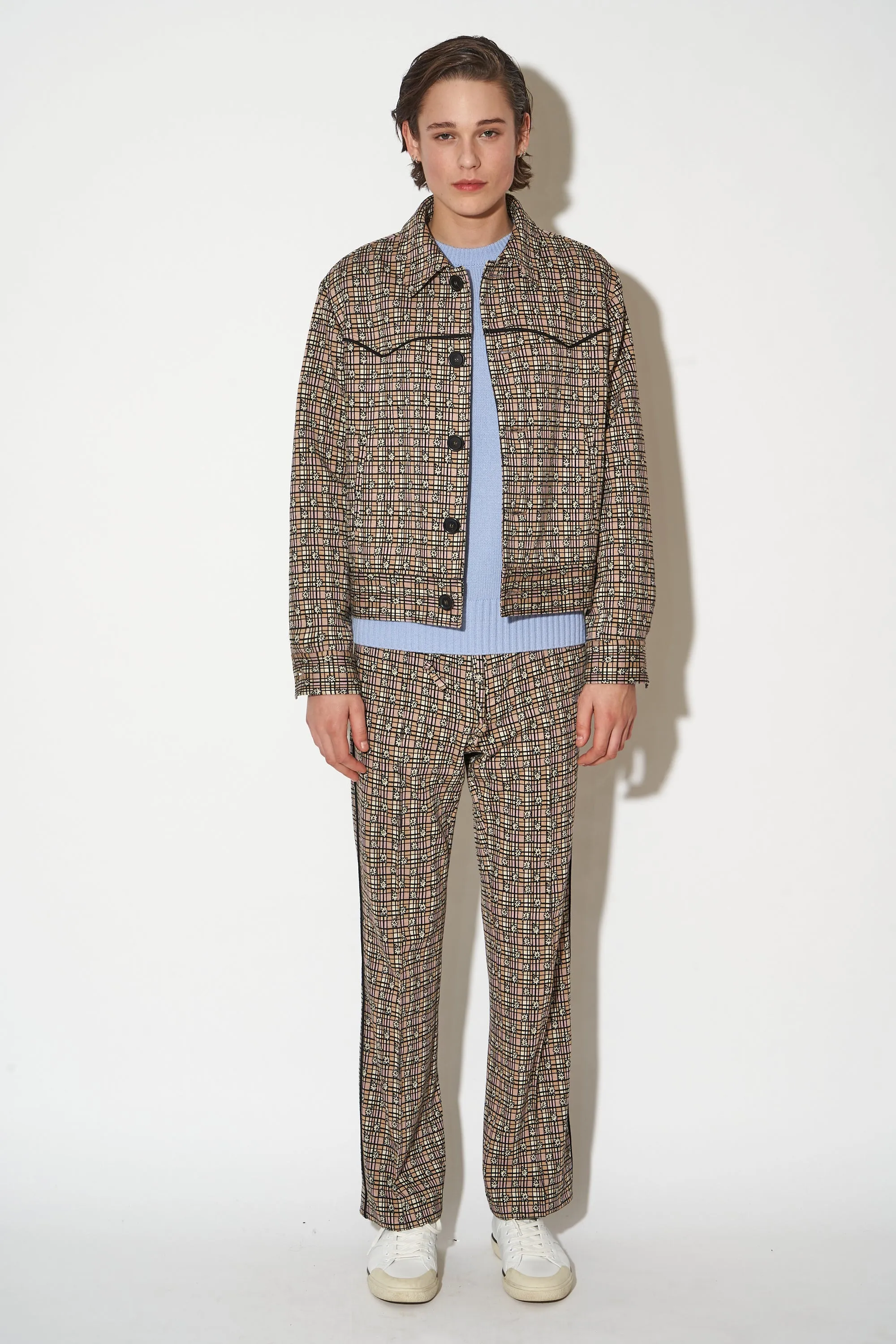 Pantalon en jersey à motif jacquard sold by Paul & Joe