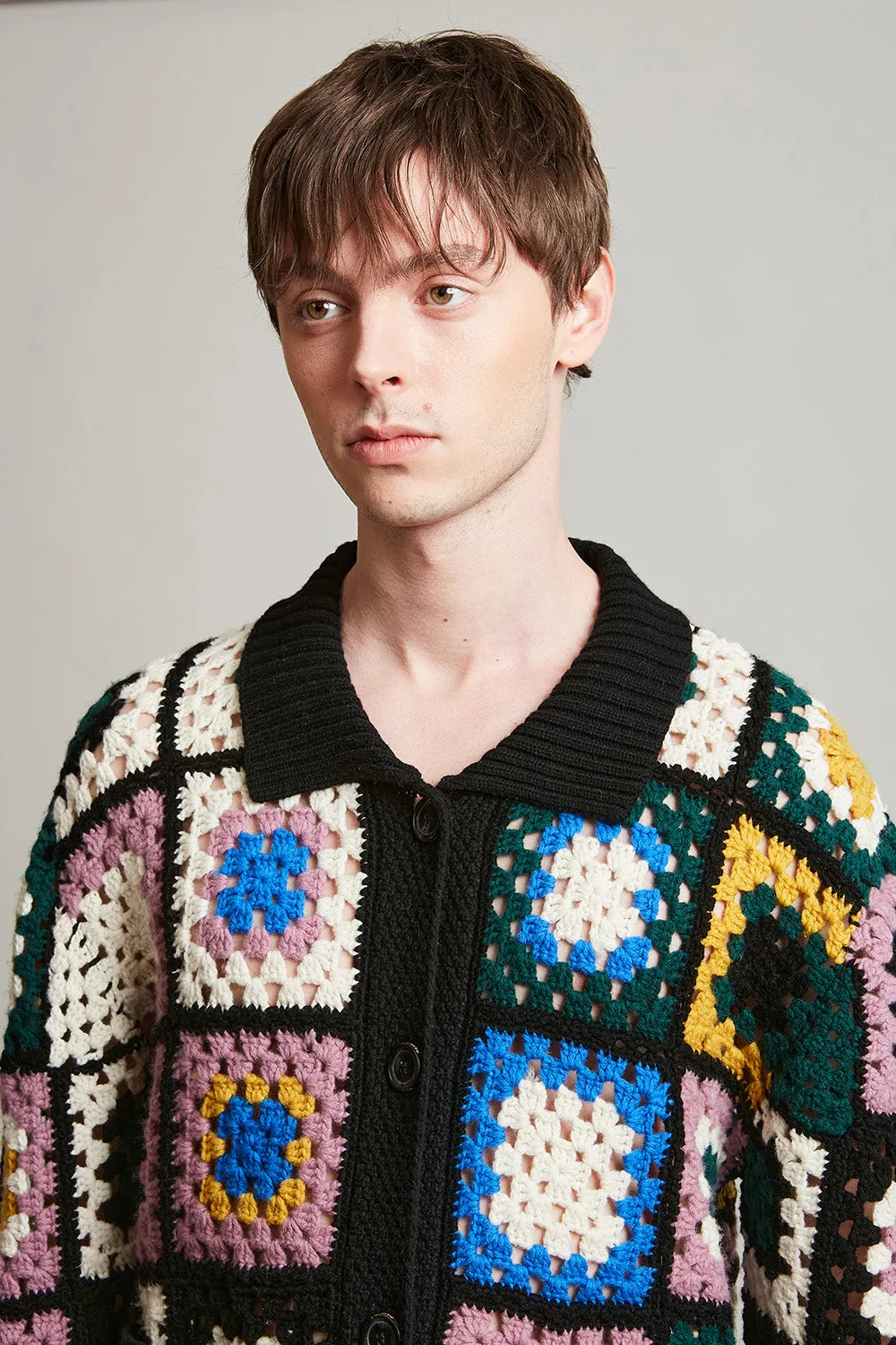 Cardigan ample en crochet à motif floral sold by Paul & Joe product image thumbnail 3