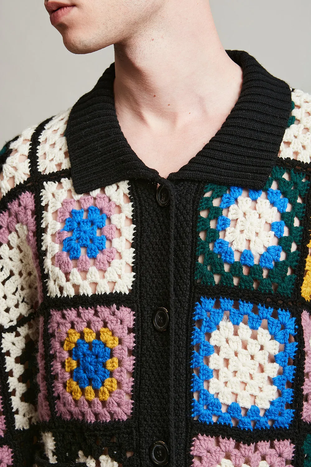 Cardigan ample en crochet à motif floral sold by Paul & Joe product image thumbnail 4